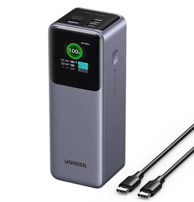 Pin sạc dự phòng Nexode dùng cho điện thoại laptop 25000mAh  200W Ugreen 35525B CD359